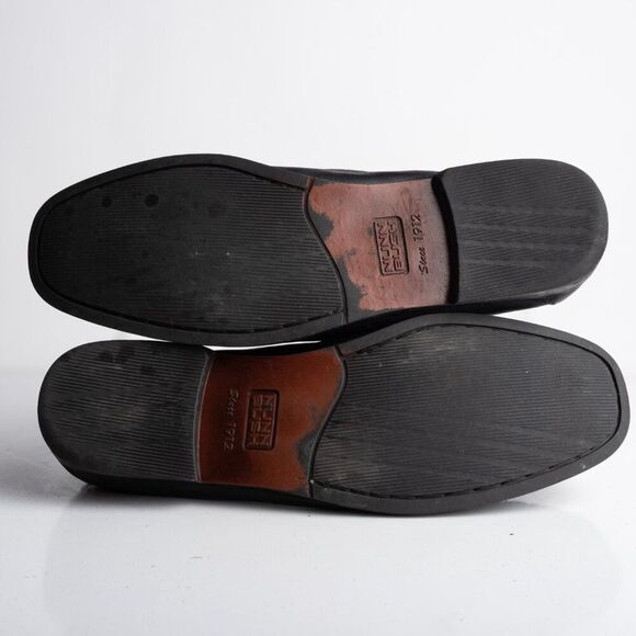 Nunn Bush Mens York Leather Loafers Black Tassel kiltie Sz US 10 in Box main image 4